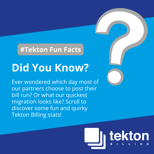 #Tekton Fun Fact