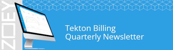 Tekton Quarterly Newsletter - March 25